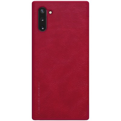 Кожаный чехол Nillkin Qin Leather Case Красный для Samsung Galaxy Note 10 - фото 2 - id-p106832335