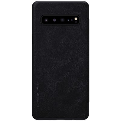 Кожаный чехол Nillkin Qin Leather Case Черный для Samsung Galaxy S10 5G - фото 2 - id-p106832339