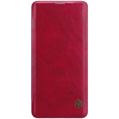 Кожаный чехол Nillkin Qin Leather Case Красный для Samsung Galaxy S10 5G - фото 1 - id-p106832341