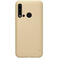 Пластиковый чехол с подставкой Nillkin Super Frosted Shield Золотой для Huawei P20 Lite 2019 (Nova 5i)