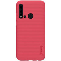 Пластиковый чехол с подставкой Nillkin Super Frosted Shield Красный для Huawei P20 Lite 2019 (Nova 5i)