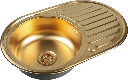 Стальная кухонная мойка ZorG PVD SZR-7750