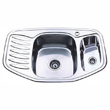 Стальная кухонная мойка Ledeme L97851В