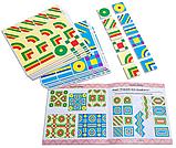 Развивающая геометрическая игра мозаика “Маленький дизайнер” , Корвет, фото 4
