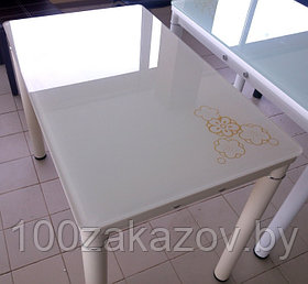 Стеклянный  кухонный   стол 120*70. Кухонный   стол  A59-127