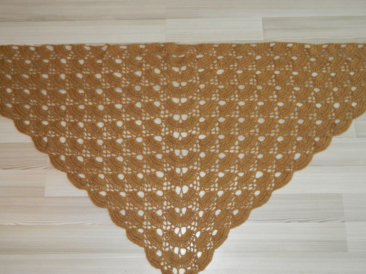 Платок палантин шарф ручной работы - фото 5 - id-p106854763