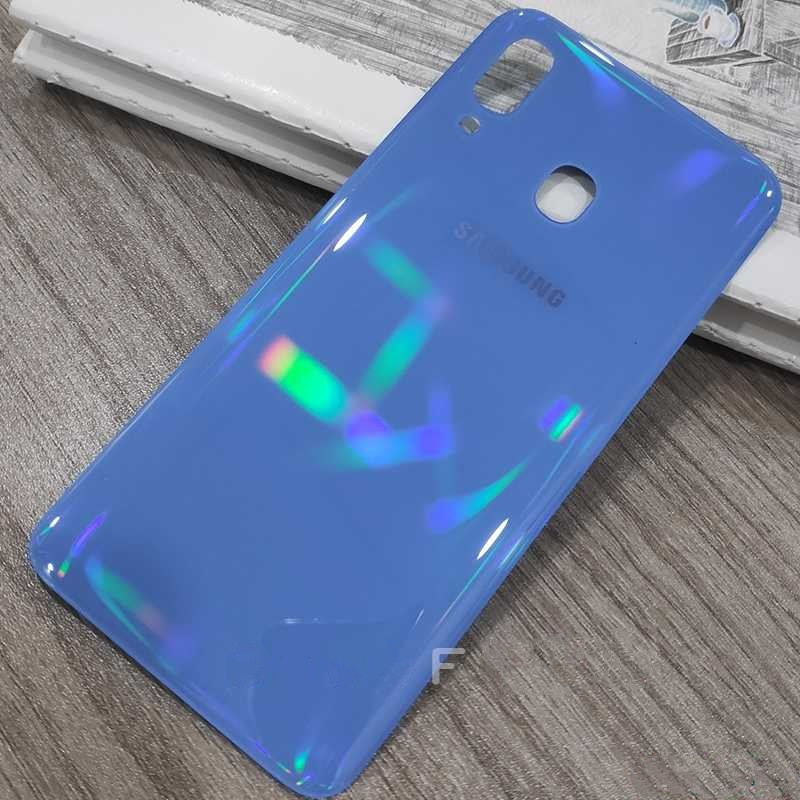 Задняя крышка для Samsung Galaxy A20 (SM-A205), синяя - фото 1 - id-p106867181