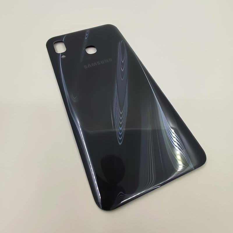 Задняя крышка для Samsung Galaxy A30 (SM-A305), чёрная - фото 1 - id-p106867183