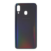 Задняя крышка для Samsung Galaxy A40 (SM-A405), чёрная