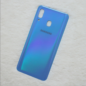 Задняя крышка для Samsung Galaxy A40 (SM-A405), синяя, фото 2