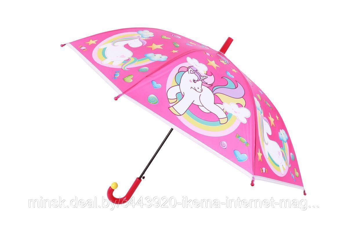 Зонт «ЕДИНОРОГ» розовый цвет 82 см. - фото 5 - id-p106867623