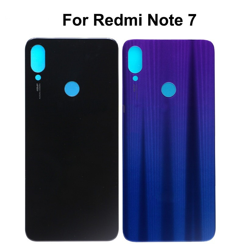 Задняя крышка для Xiaomi Redmi Note 7, синяя - фото 2 - id-p106867884