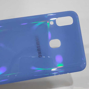 Задняя крышка для Samsung Galaxy A20 (SM-A205), синяя, фото 2