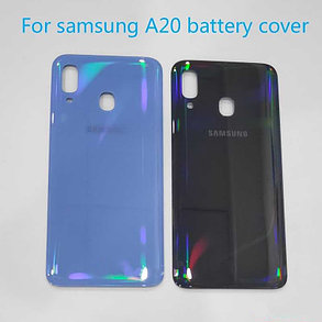 Задняя крышка для Samsung Galaxy A20 (SM-A205), синяя, фото 2