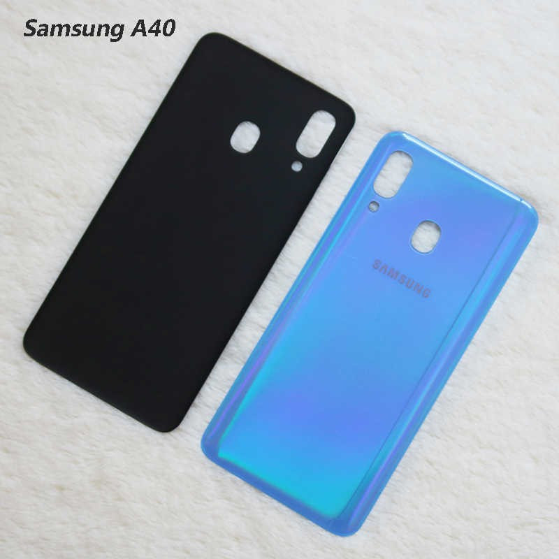 Задняя крышка для Samsung Galaxy A40 (SM-A405), синяя - фото 3 - id-p106867185