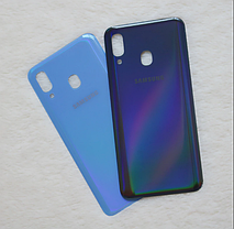 Задняя крышка для Samsung Galaxy A40 (SM-A405), синяя, фото 3