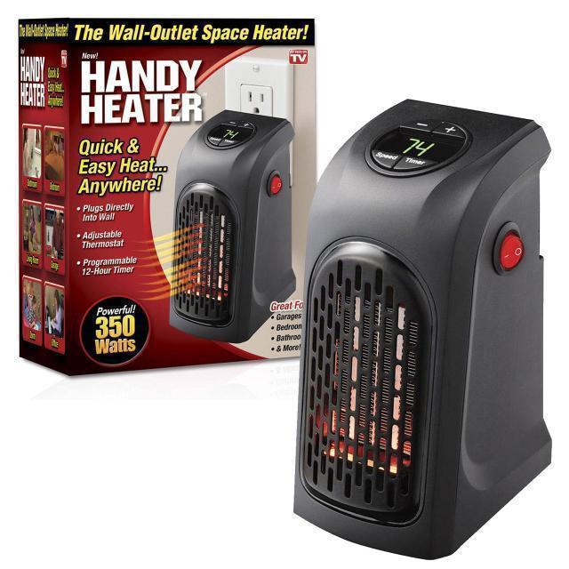 Компактный портативный обогреватель Handy Heater с пультом управления - фото 5 - id-p106867904