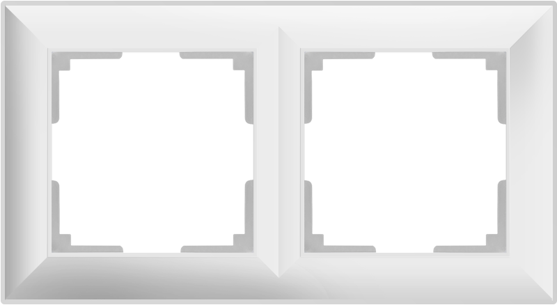 W0022201/ Рамка на 2 поста Fiore (белый), фото 2