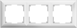 WL14-Frame-03 / Рамка на 3 поста (белый)
