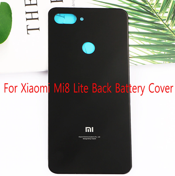 Задняя крышка для Xiaomi Mi 8 Lite, чёрная