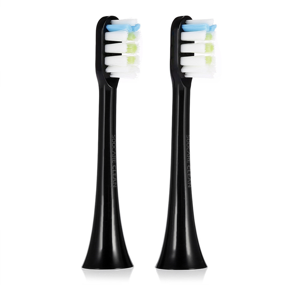 Набор сменных насадок Xiaomi toothbrush head for soocare brushtooth (2pcs/set) [black/white]