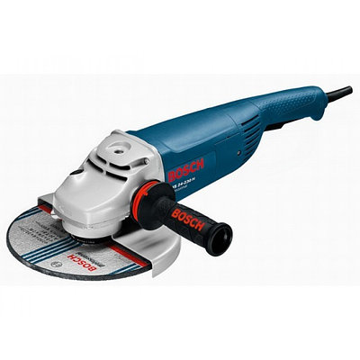 Двуручная углошлифмашина BOSCH GWS 24-230 Н в кор. (2400 Вт, диск 230х22 мм, без регул. об.)