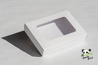 Коробка с прозрачным окном 150х110х30 белая