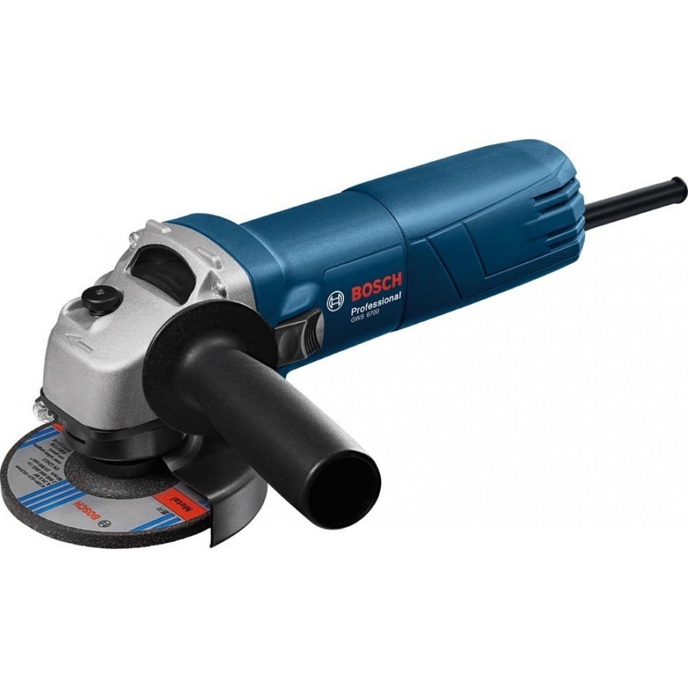 Одноручная углошлифмашина BOSCH GWS 670 в кор. (670 Вт, диск 125х22 мм) - фото 1 - id-p106880157