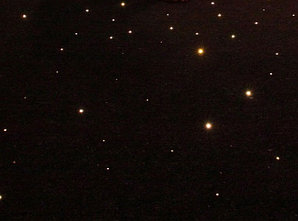 Ковровое напольное фибероптическое покрытие "Звездное небо" 100х100 см (12 звезд/кв.м)