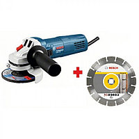 Углошлифмашина 125мм BOSCH GWS 750-125 + 1 алмазный диск