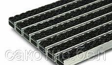 Алюминиевая грязезащитная решетка 18 мм (ворсовые вставки), фото 3