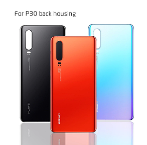 Задняя крышка для Huawei P30 (ELE-L21, ELE-L29), чёрная, фото 2