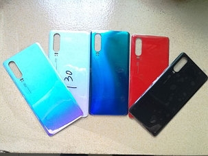 Задняя крышка для Huawei P30 (ELE-L21, ELE-L29), синяя, фото 2