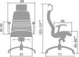 Офисное кресло Metta Samurai KL-3 (черный), фото 4