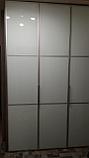 Встроенный шкаф с распашными дверьми из стекла лакобель, фото 2