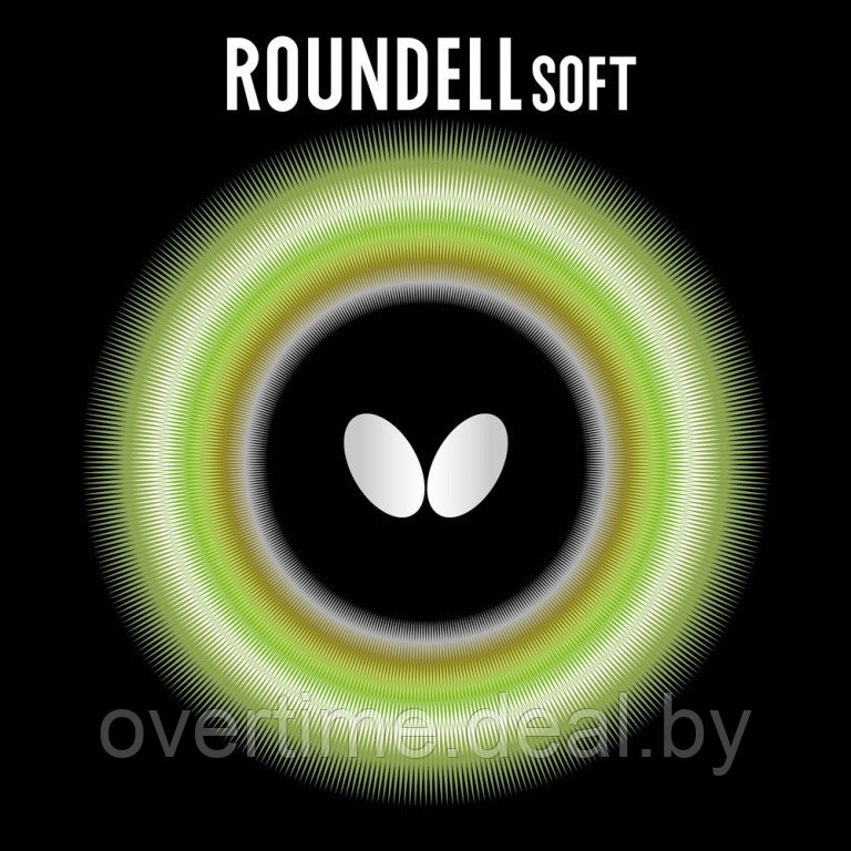 Накладка Butterfly Roundell Soft, черная, 2.1мм - фото 1 - id-p107029855