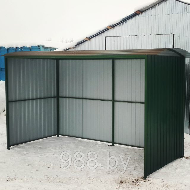 Площадка с крышей для контейнеров - фото 2 - id-p107038452