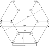 Стол игровой регулируемый "Трапеция" ДСТР-03, фото 8