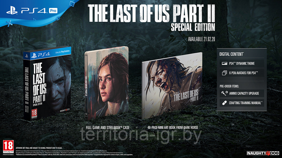 Sony Special Edition THE LAST OF US 2|Специальное издание Одни из нас Часть II PS4 (RUS) - фото 4 - id-p107065589