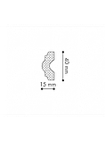 Молдинг I NOMASTYL® 16*38*2000мм NMC, фото 3