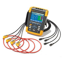 Fluke 438 II/RU анализатор качества электроэнергии, работы электродвигателей с клещами руссицифицир