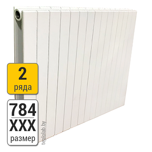 Радиатор трубчатый KZTO Соло В 2-784 (межосевое - 750 мм)