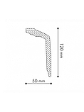 ПОТОЛОЧНЫЙ ПЛИНТУС (КАРНИЗ) NMC NOMASTYL® GT 120*50*2000мм, фото 2