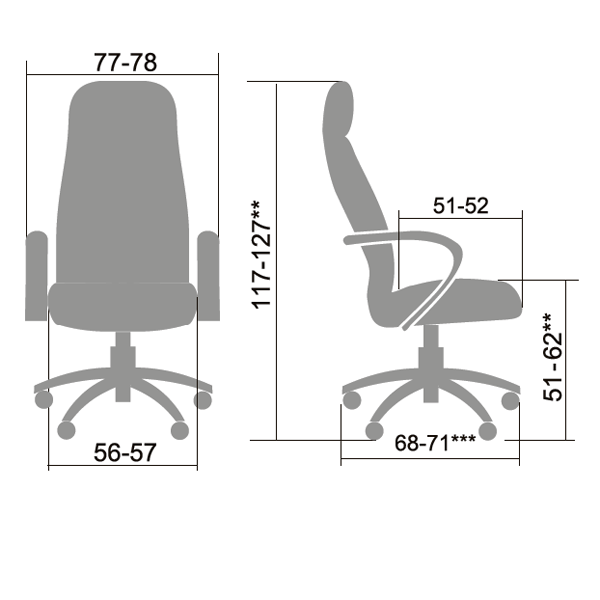 Офисное кресло Metta Lux LK-14 (бежевый) - фото 3 - id-p107101151