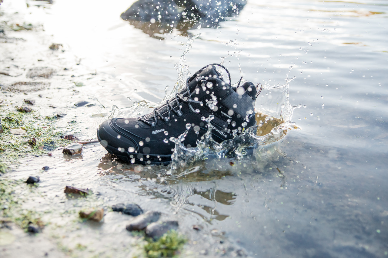 Ботинки черные мужские EDITEX AMPHIBIA - фото 2 - id-p90963656