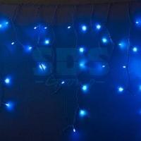 Гирлянда Айсикл (бахрома) светодиодный, 4,8 х 0,6 м, белый провод, 230 В, диоды синие,  176 LED NEON-NIGHT