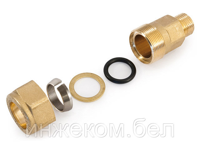 Фитинг ремонтный на метал. трубу нар. 1/2"х1/2" General Fittings - фото 1 - id-p107162002