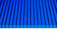 Поликарбонат сотовый Ultramarin Синий 6000*2100*6 мм, 0,7 кг/м2