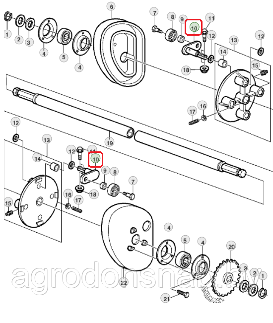 Поводок левый  DC55145