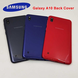 Задняя крышка для Samsung Galaxy A10 (SM-A105), синяя, фото 2